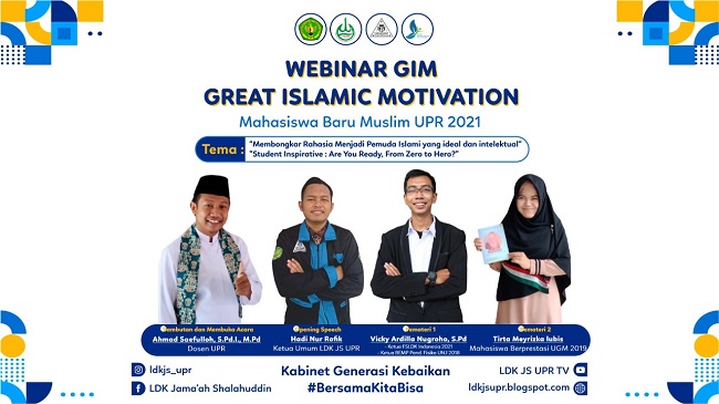 Sambut Mahasiswa Baru, LDK JS UPR Gelar Great Islamic Motivation