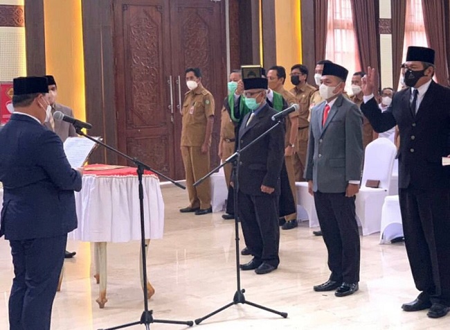 Dilantik Definitif, Bupati Tambah SDM di Tubuh Inspektorat Kotim