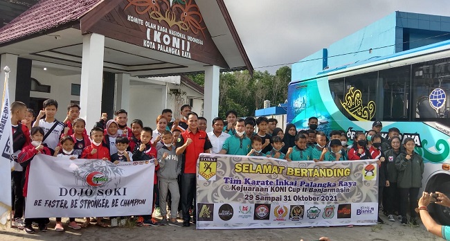 50 Atlet Karate Palangka Raya Siap Bertanding di KONI Cup II Banjarmasin