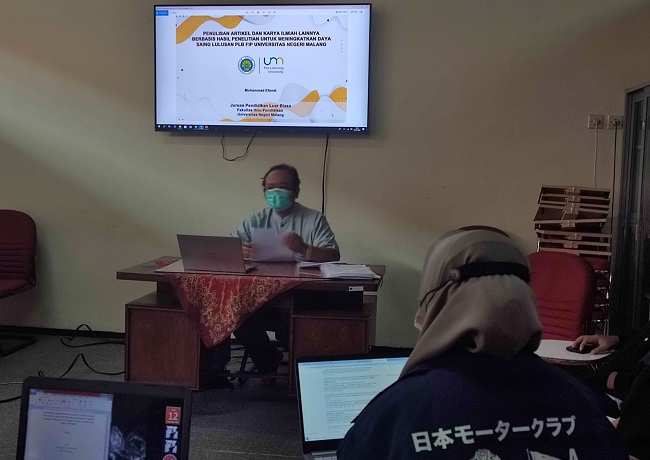 Bimtek Penulisan Artikel Alumni PLB FIP UM Sukses Diselenggarakan