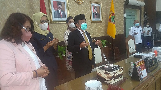 Wakil Ketua DPRD Kalteng Dapat Kejutan di Ultah ke-72 Tahun