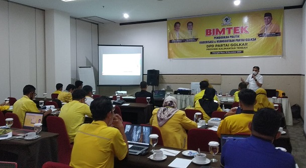 Maksimalkan Kaderisasi Anggota, DPD Golkar Kalteng Gelar Bimtek