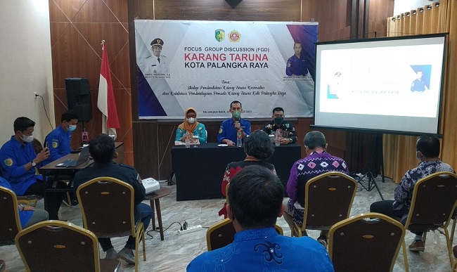 Kuatkan Fungsi Kelembagaan, Karang Taruna Palangka Raya Gelar FGD
