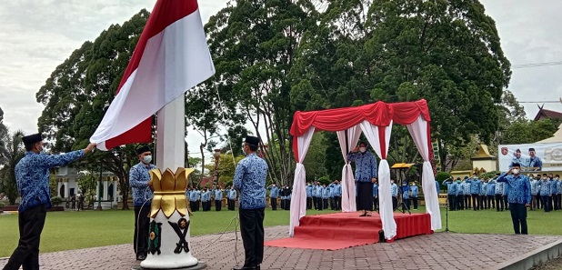 HUT Korpri ke-50, Bupati Kobar: ASN Harus Jadi Prajurit Kebhinekaan