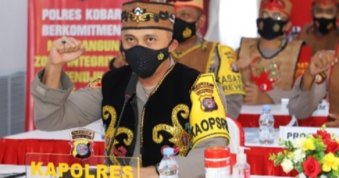 Kapolres Kobar Sebut Sudah Lakukan Terobosan Agar Berpredikat WBBM