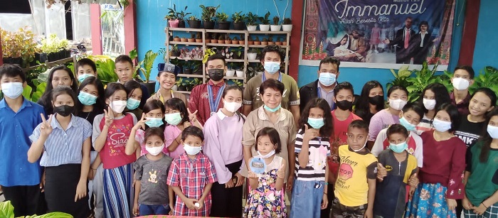Panitia Natal GMKI 2021 Lakukan Kunjungan Kasih ke Panti Asuhan Agape