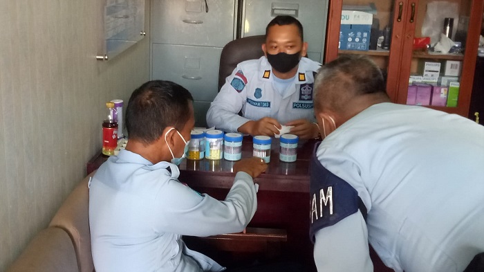 Lapas Sampit Gelar Tes Urine Mendadak, Ini Hasilnya