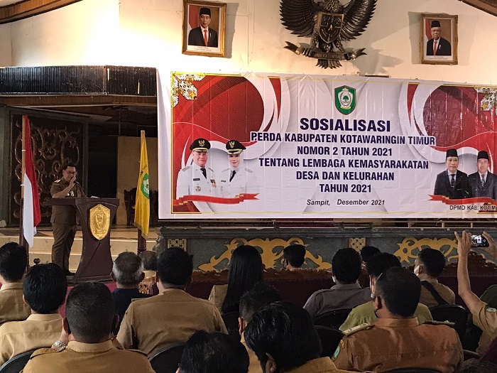 Pemkab Kotim Telah Miliki Perda Tentang Lembaga Kemasyarakatan Desa dan Kelurahan