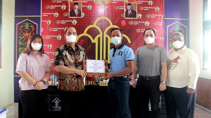 Selamat! Lapas Sampit Sabet Penghargaan Layanan Publik Berbasis HAM tahun 2021