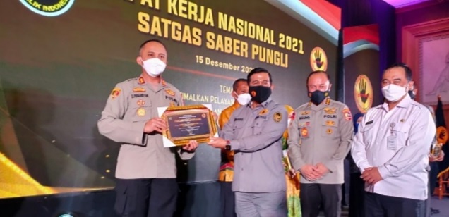 Raih Penghargaan ini, Polres Kobar Terbaik se-Indonesia