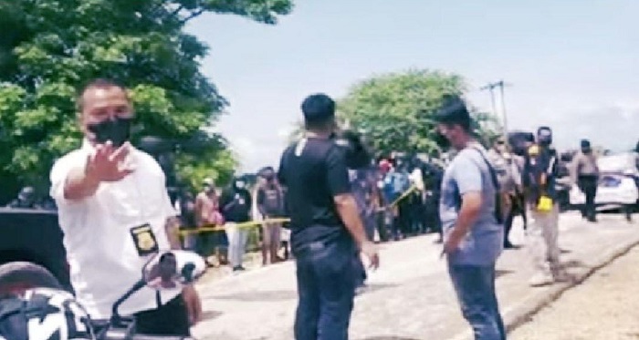 Oknum Polisi Larang Wartawan Meliput Rekonstruksi Kasus Pembunuhan Ibu dan Anak