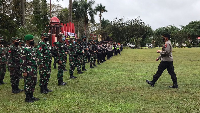 Polres Kotim Gelar Apel Pasukan Operasi Lilin Telabang Nataru
