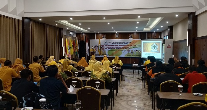 Golkar Kalteng Berikan Pendidikan Politik untuk Ormas dan Orsa