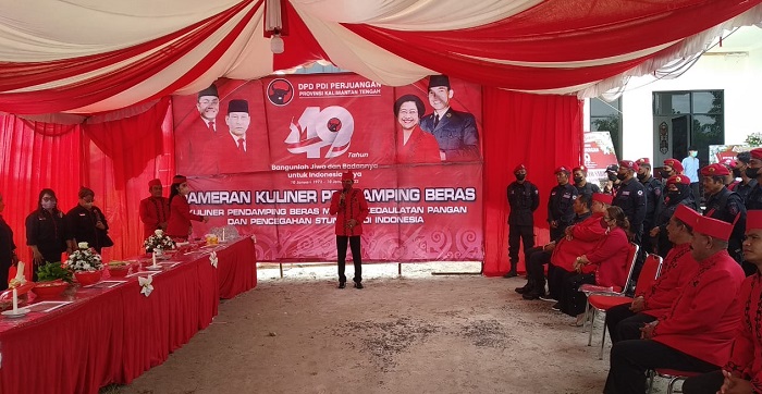 Menuju Kedaulatan Pangan, PDIP Kalteng Gelar Pameran Kuliner