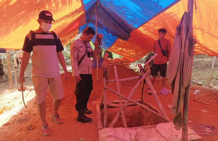 Enam Penambang Emas Ilegal di Pangkut Diamankan Polisi