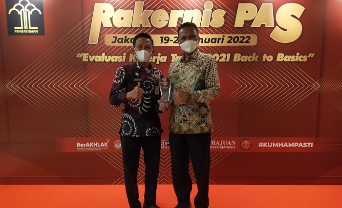 Balai Pemasyarakatan Pangkalan Bun Sabet Predikat Wilayah Bebas dari Korupsi