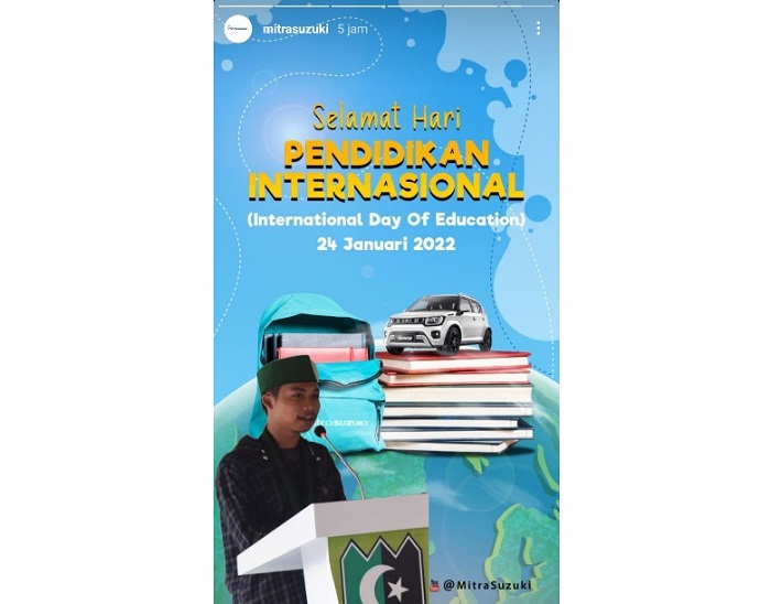Buat Pamflet Hari Pendidikan, Gambar Buku Dilindas Mobil Dikecam Mahasiswa