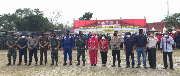 Apel Gelar Personel dan Materiil Digelar, Siap Antisipasi Karhutla di Sampit