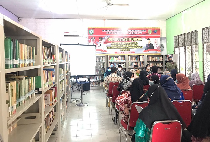 Pemkab Kotim Gelar Konsultasi Publik Rancangan Perda Penyelenggaraan Perpustakaan