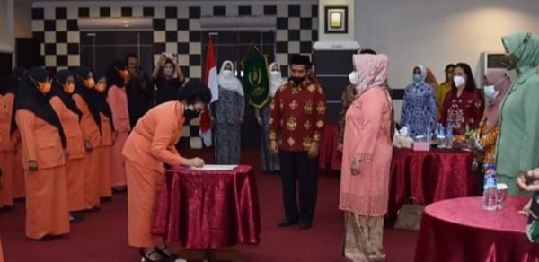 Lantik Pengurus GOW, Bupati Ajak Peran Pemberdayaan Perempuan Ditingkatkan