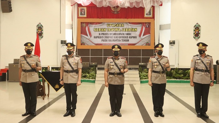 Kapolres Kobar, Seruyan dan Kapuas Resmi Berganti, ini Pejabat yang Baru
