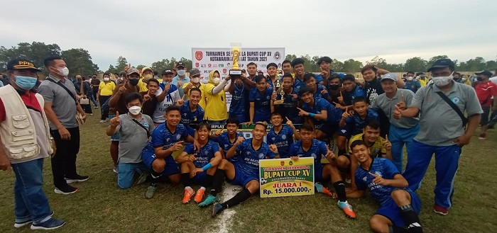 Lewat Drama Adu Pinalti, Persepan Pasir Panjang Juarai Bupati Cup