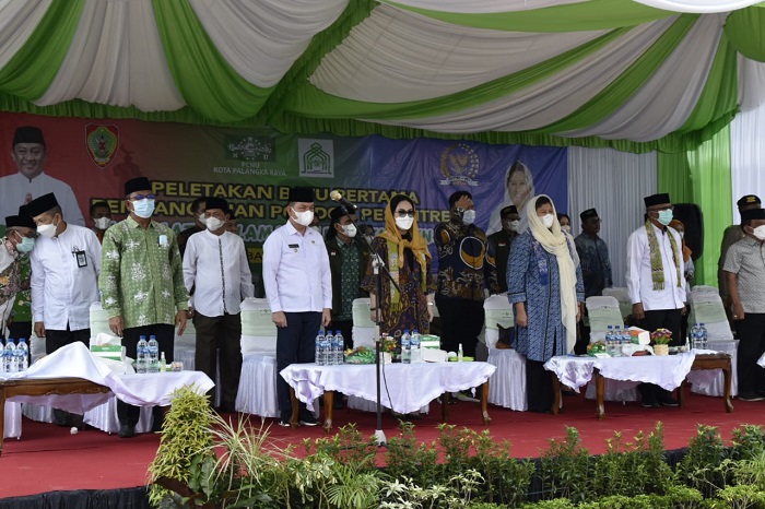 Waket MPR Hadir Langsung dalam Peletakan Batu Pertama Ponpes NU di Humbang Raya