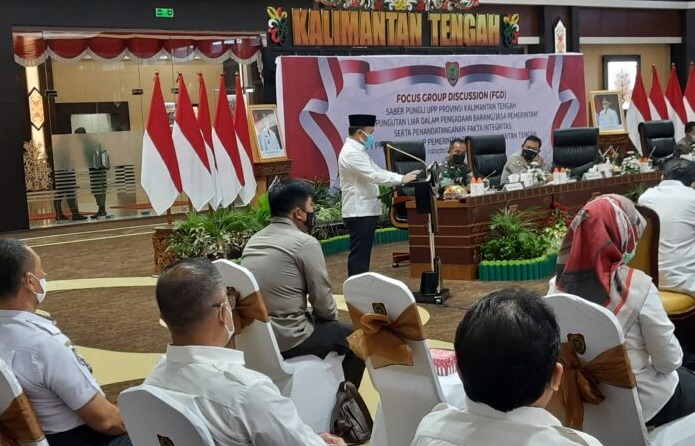 Kalteng Harus Jadi Contoh Pemberantasan KKN, Gubernur: Jangan Sampai ada yang OTT