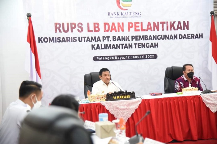 Lantik Komut Bank Kalteng, Ini Beberapa Arahan dari Wagub Kalteng