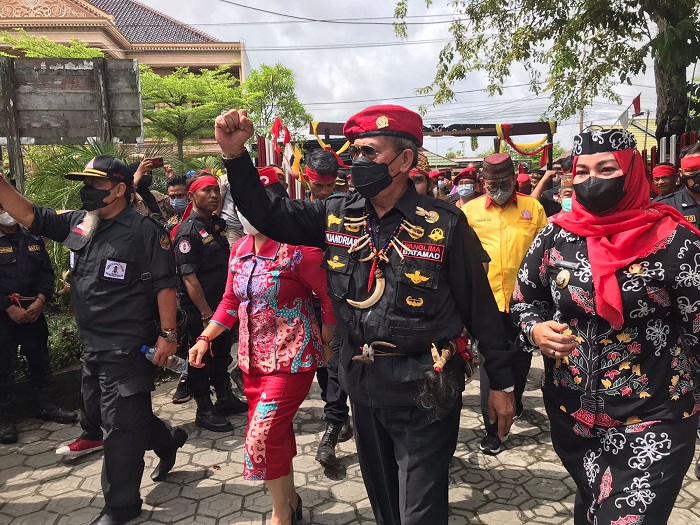Pelantikan Batamad Kotim Berlangsung Kondusif