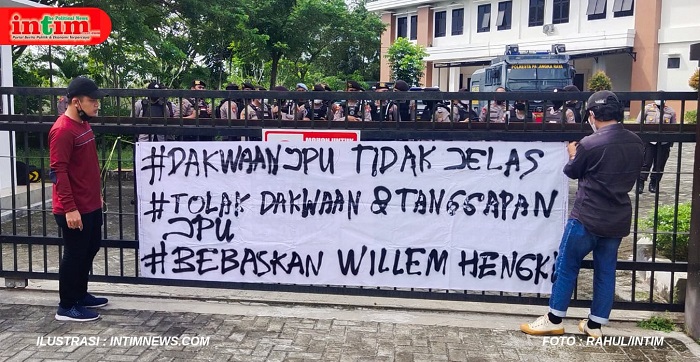 Aksi Gerstuk Terus Berlanjut, Tegaskan Willem Hengki Tak Bersalah