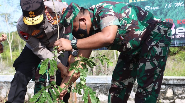 Sejuta Pohon Ditanam untuk Rayakan HUT Ke-48 Korem Panju Panjung