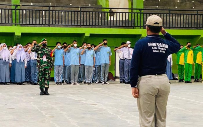 Ratusan Pelajar di Kotim Ikuti Selesi Paskibraka, Target Tembus Nasional