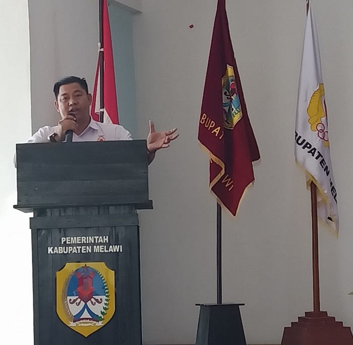 Abang Baharudin Nahkodai KONI Melawi