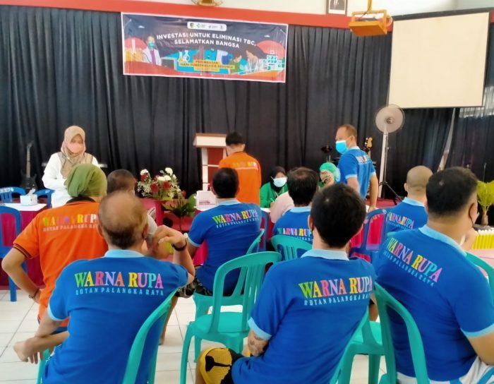 SSR PKBI Selenggarakan Penyuluhan dan Screening TBC di Rutan Palangka Raya