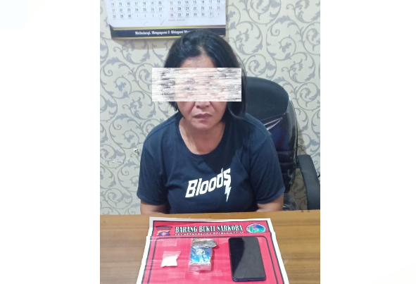 Ibu Rumah Tangga di Sampit Dibekuk Polisi Akibat Simpan Narkoba