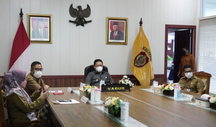 Wagub Kalteng Ikuti Rapat dengan Menko Airlangga, Bahas Kebijakan Minyak Goreng Curah