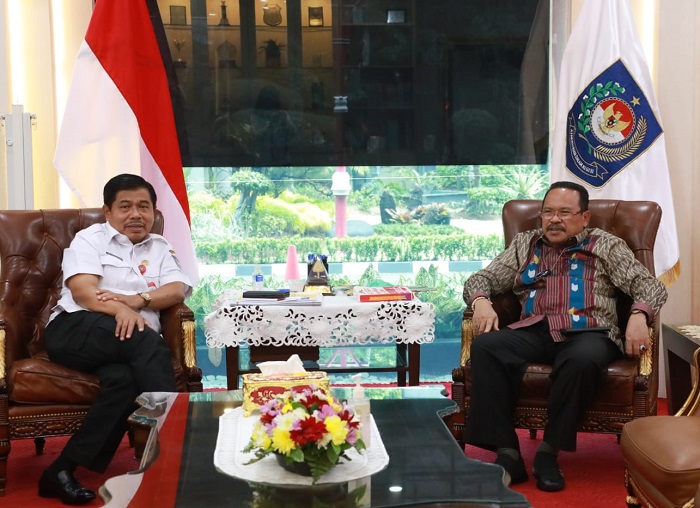 Temui Sekjen Kemendagri, Sekda Nuryakin Sampaikan Usulan Kegiatan Kemah di Titik 0 IKN