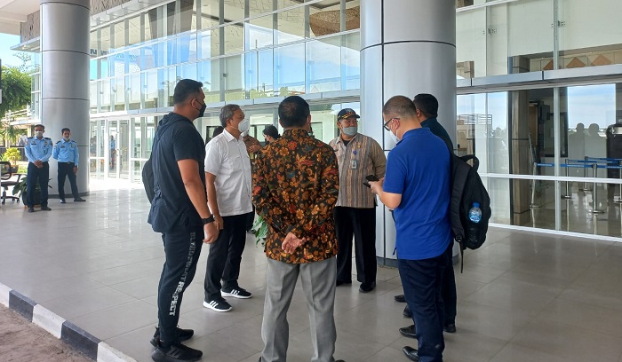 Perwakilan Kemenkumham NTT dan Kakanim Atambua Berkunjung ke PLBN Motaain