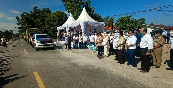 Dandim Pangkalan Bun Turut Hadir Saat Penyaluran Zakat oleh H Abdul Rasyid
