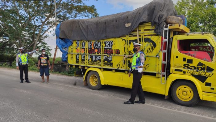 Dalam Dua Bulan Ditlantas Polda Kalteng Sudah Tindak 1.839 Pelanggar ODOL