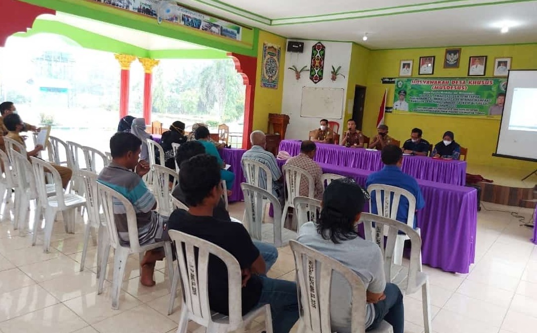 Dua Desa di Kecamatan MB Ketapang Gelar Musdessus untuk Ganti Sasaran BLT DD