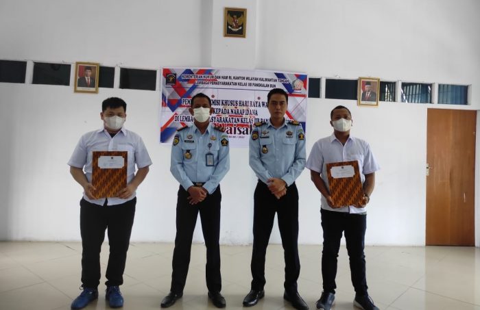 Napi Lapas Pangkalan Bun dapat Remisi Khusus Hari Waisak