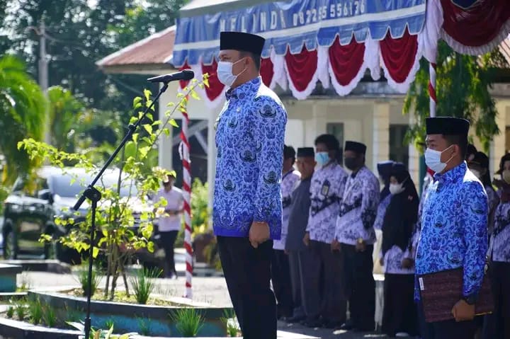 Pimpin Upacara Hardiknas, Bupati Harap Pendidikan di Lamandau Semakin Baik