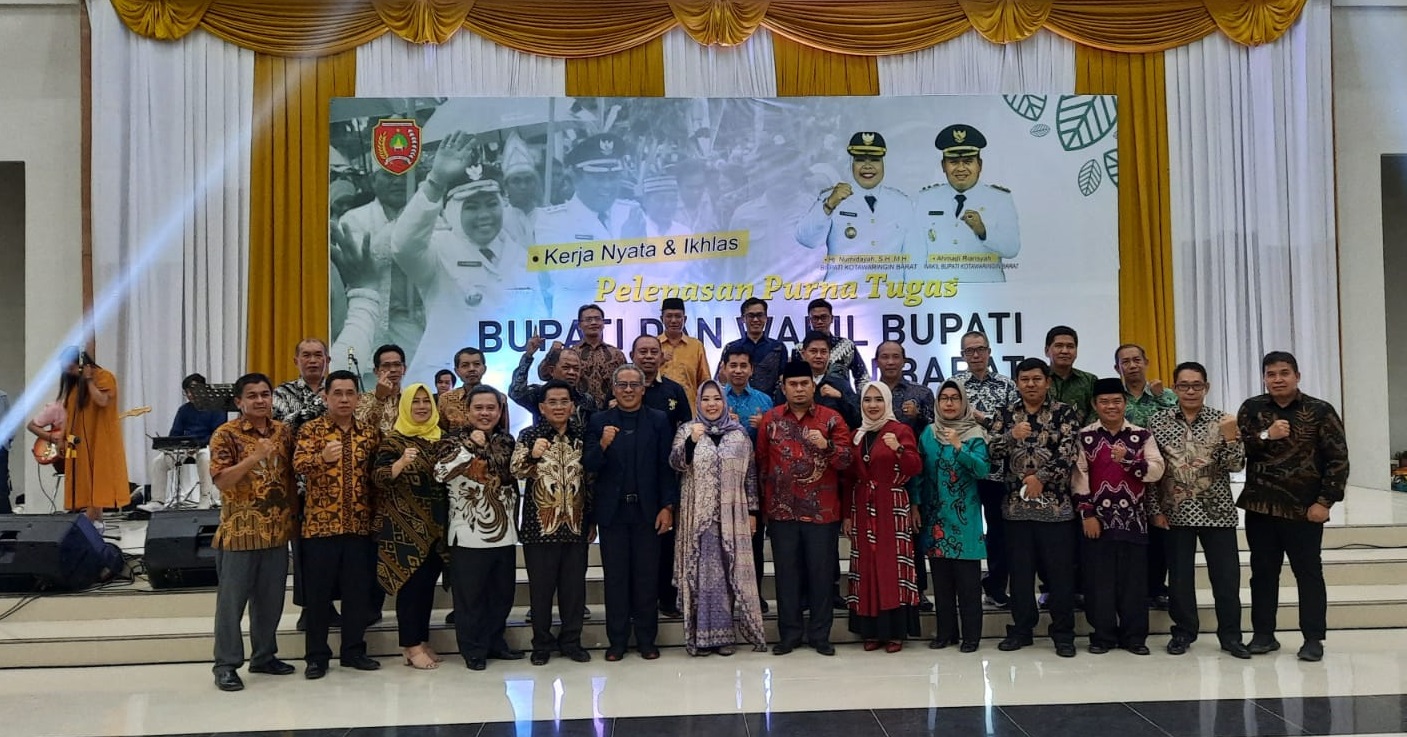 Resmi Purna Tugas, ini Pesan Bupati dan Wakil Bupati Kobar