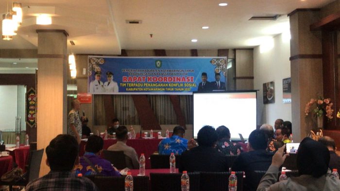 Tim Terpadu Pemkab Kotim Gelar Rakor Penanganan Konflik Sosial