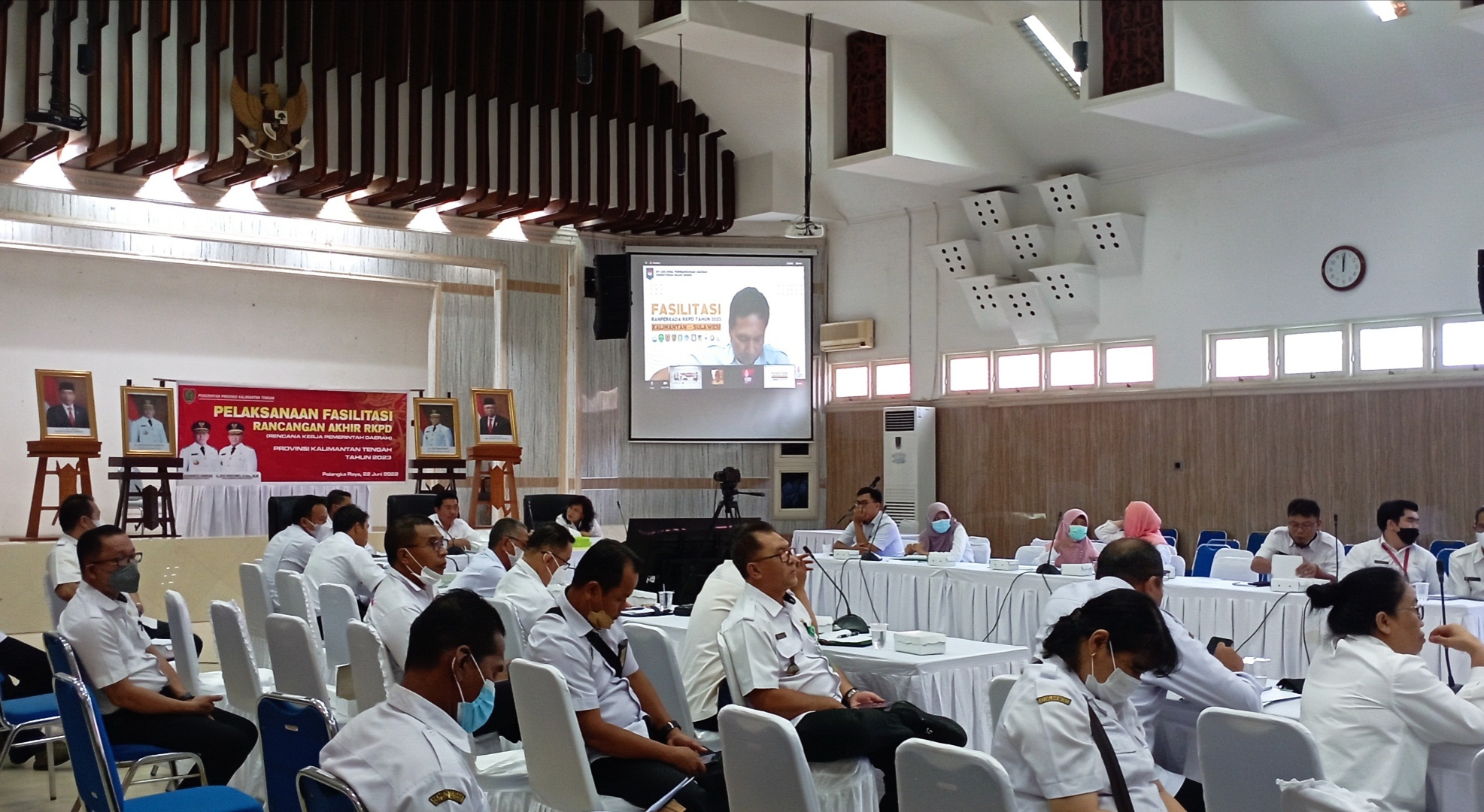 Pemprov Kalteng Gelar Fasilitasi Rancangan Akhir RKPD Tahun 2023 dengan Kemendagri