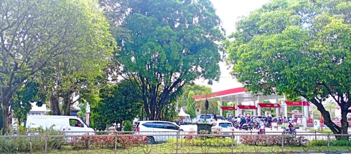 Kelangkaan Pertalite Akibatkan Antrian Panjang di SPBU Imam Bonjol