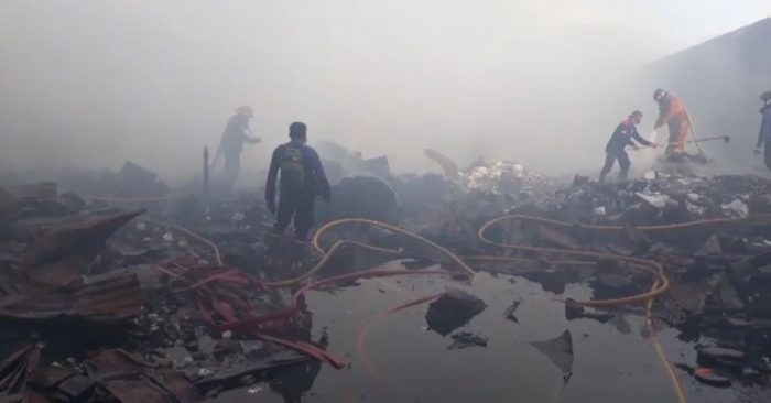 Kerugian Akibat Kebakaran Gudang Kelontong di Sampit Mencapai Rp 5 Miliar