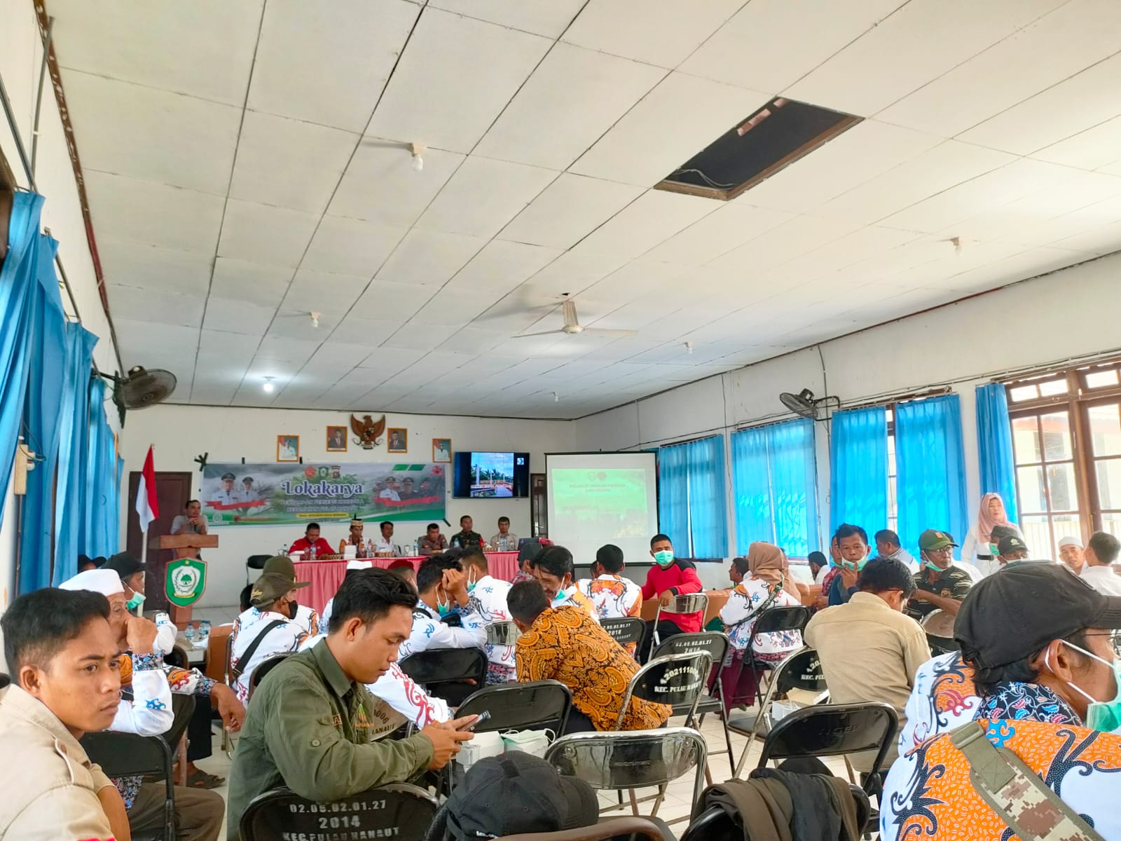 14 Kepala Desa dan Mantir di Kecamatan Pulau Hanaut Ikuti Lokarya Pencegahan Karhutla